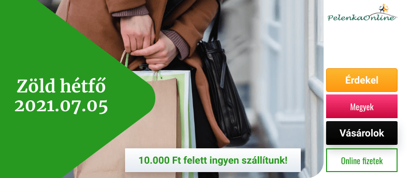 Zöld hétfő, ingyen szállítás