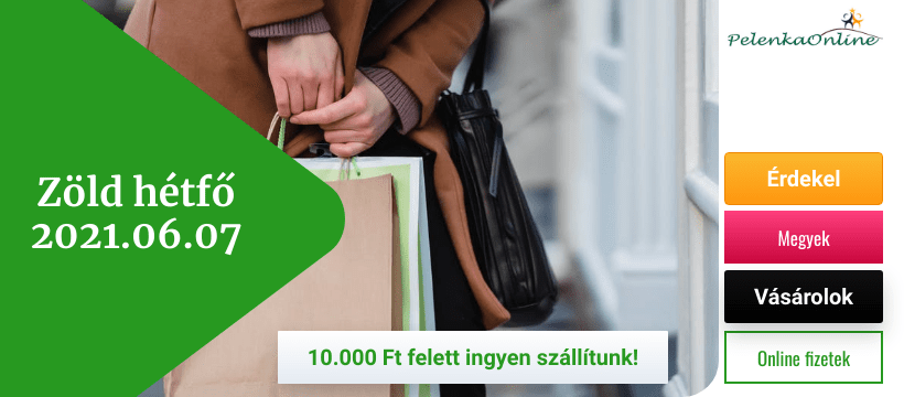 Zöld hétfő, ingyen szállítás